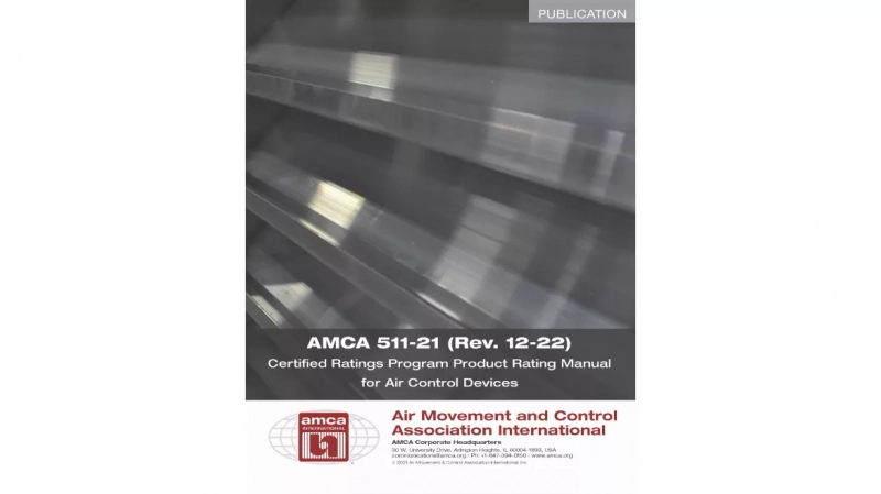 Изображение Ventportal: amca updates air control devices rating publication 511 8a29127 — Публикация AMCA 511: что меняется в сертификации устройств управления воздухом